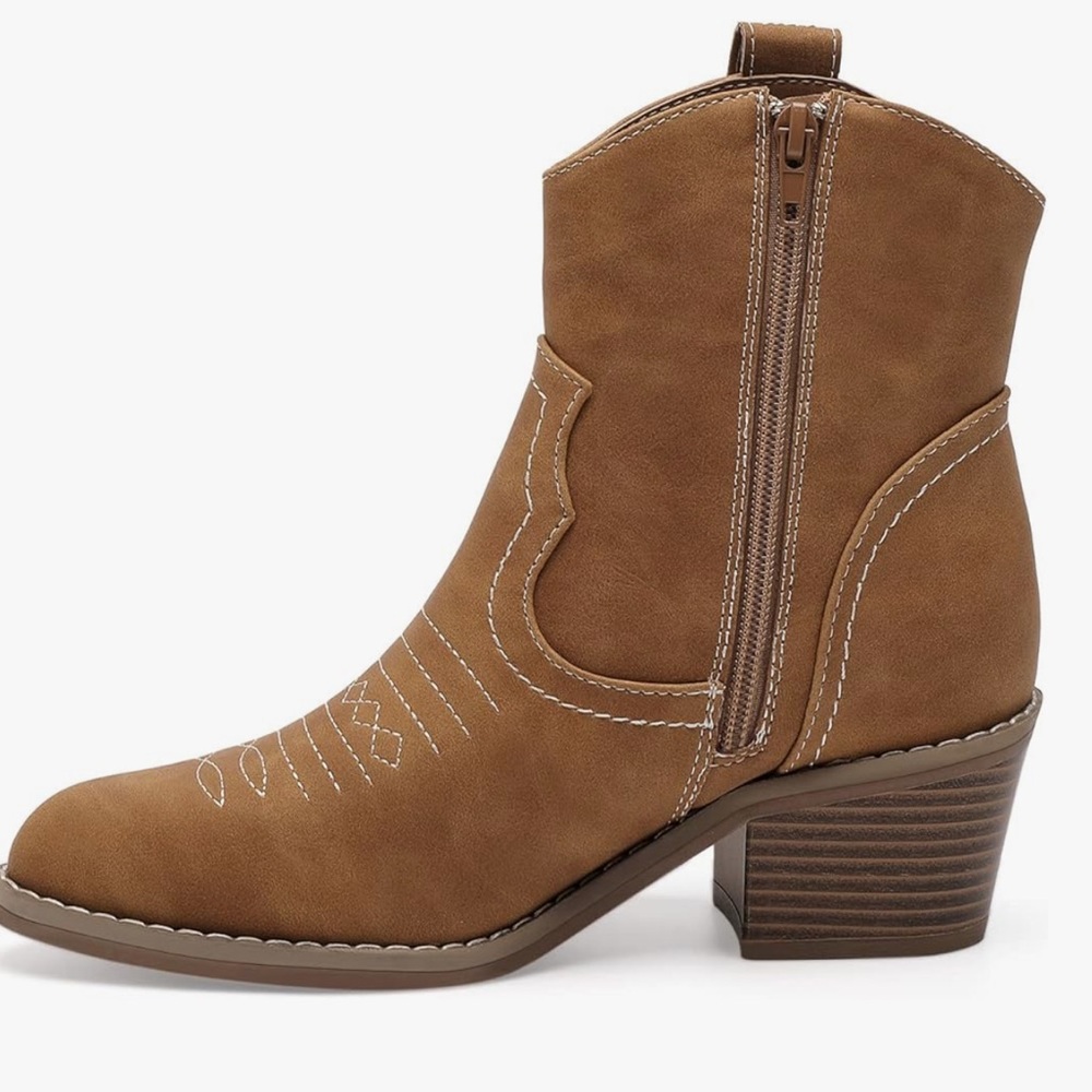 Stylish Beige Ankle Booties